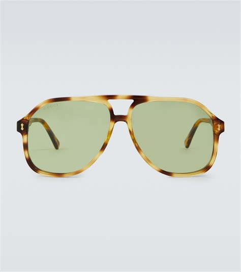 aviator acetate sunglasses gucci|Gucci aviator sunglasses sale.